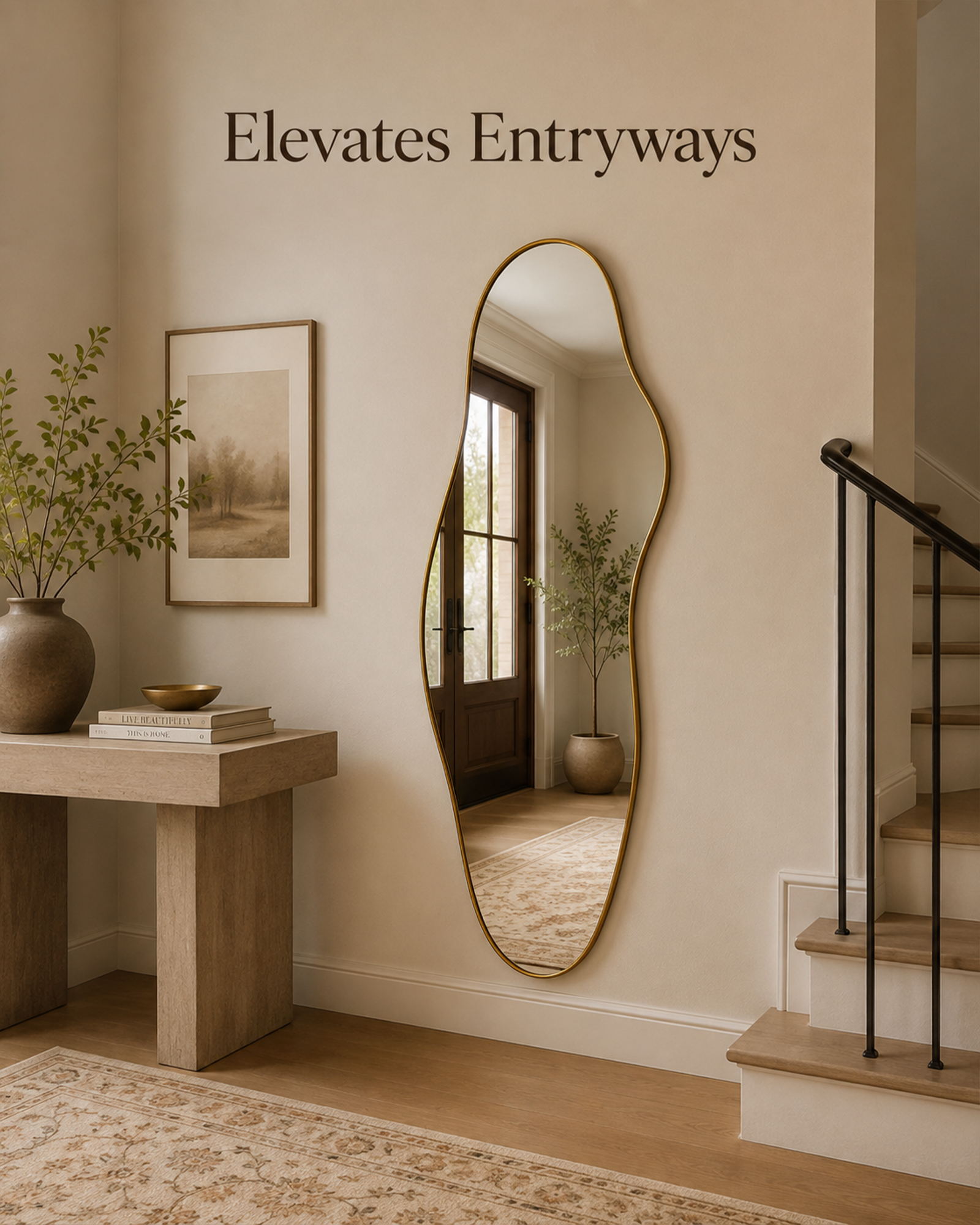 Wavy Floor Mirror - Image 3