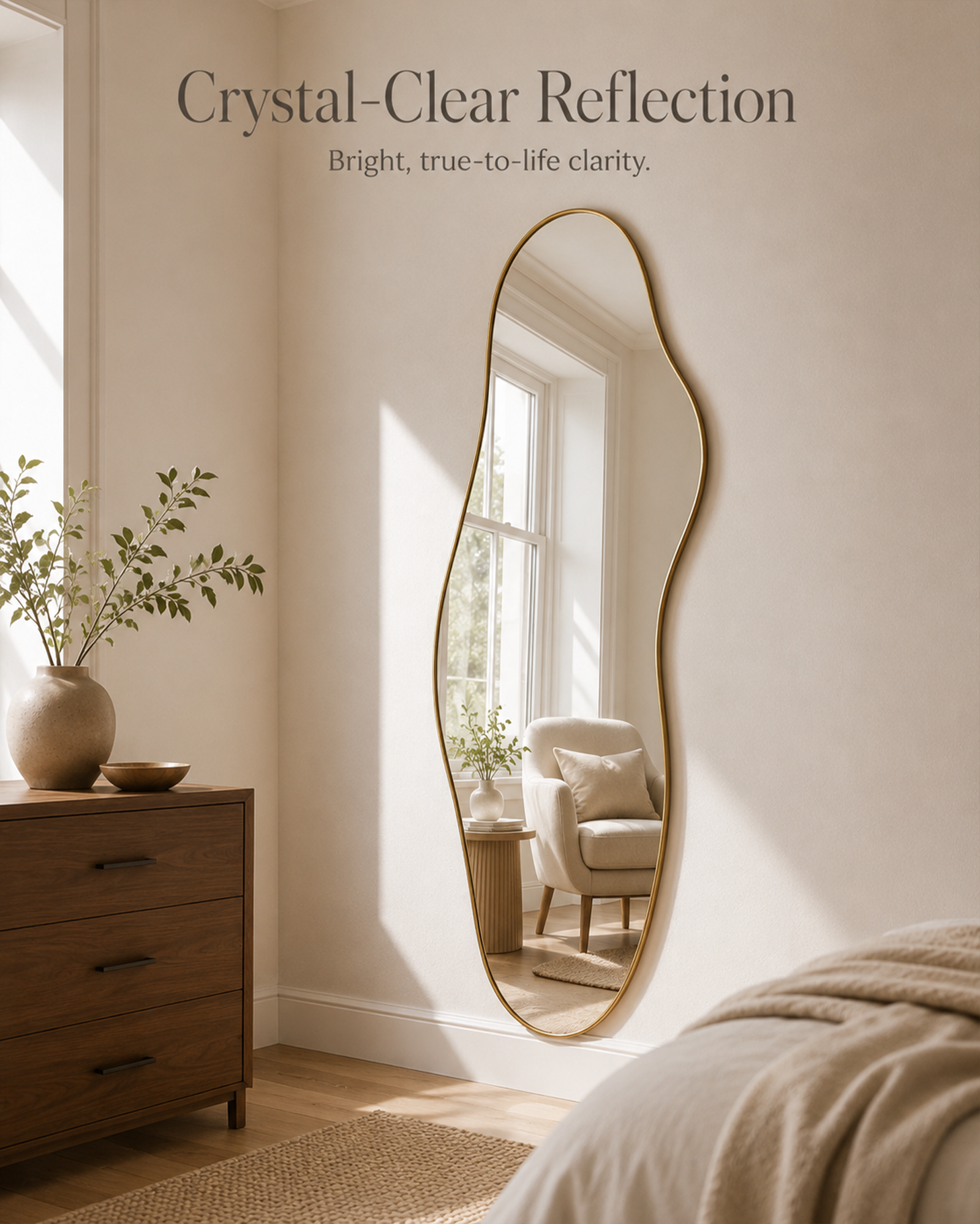 Wavy Floor Mirror - Image 4