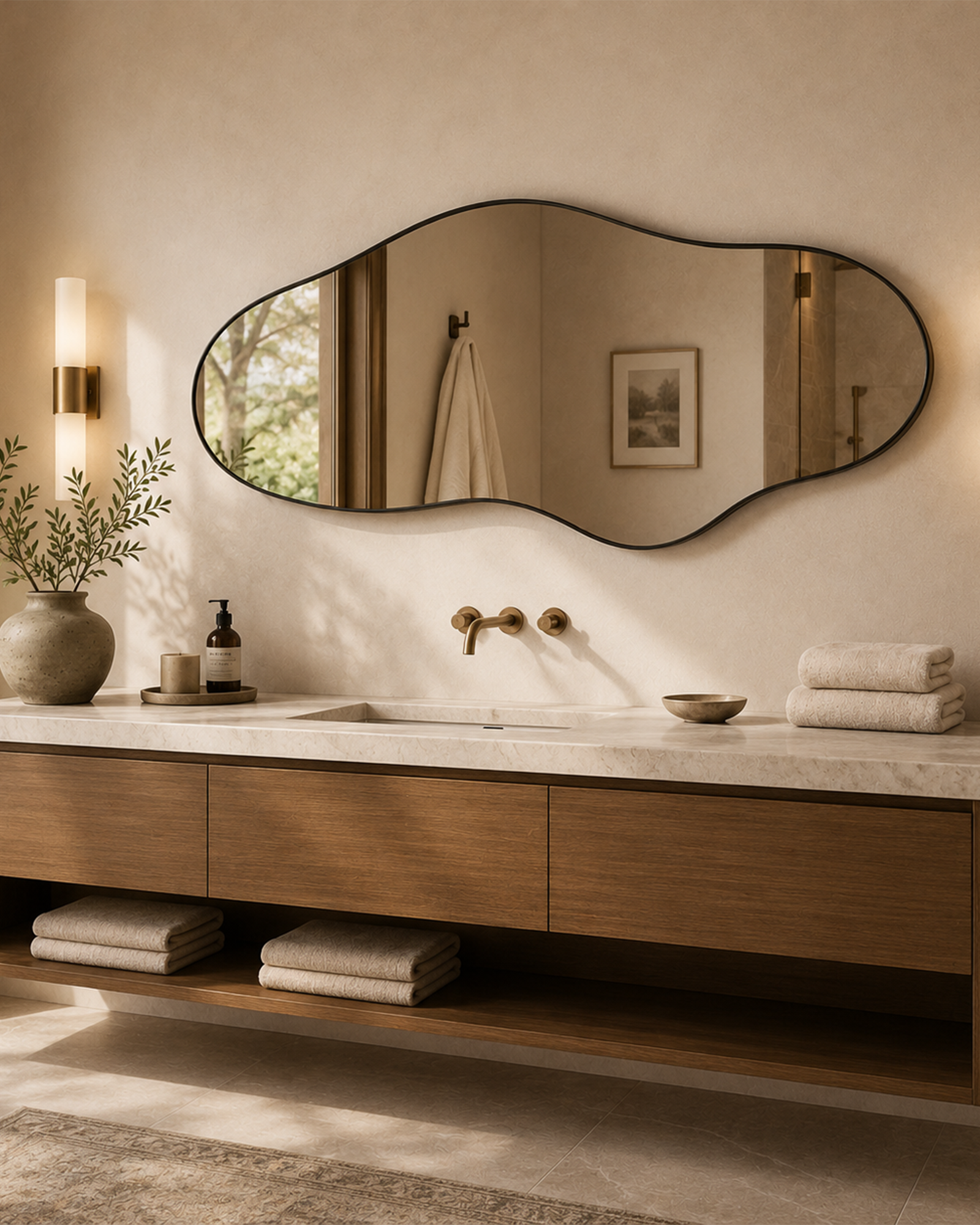 Modern Bath Mirror - Image 2