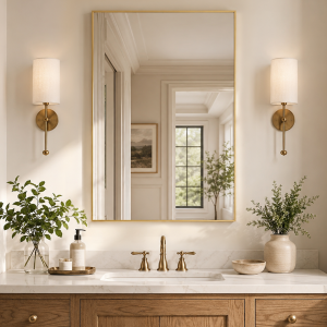 The Classic Brass Mirror