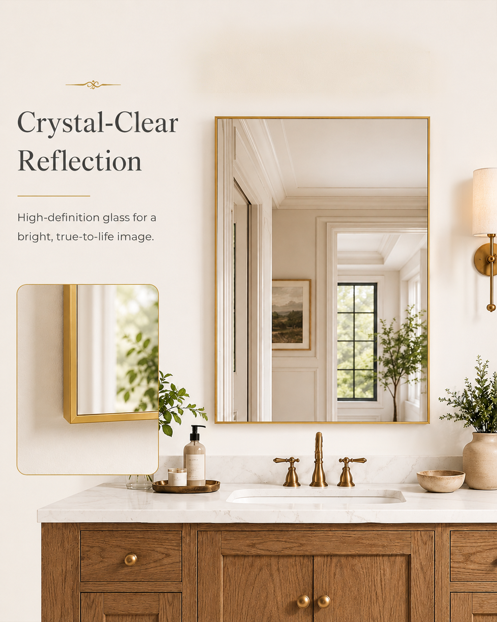 The Classic Brass Mirror - Image 8