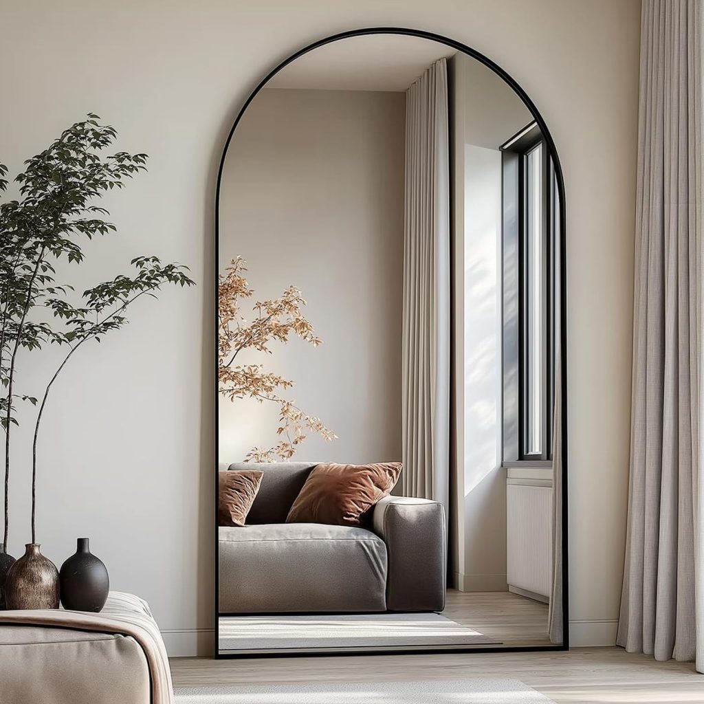 The Minimalist Arched Floor Mirror