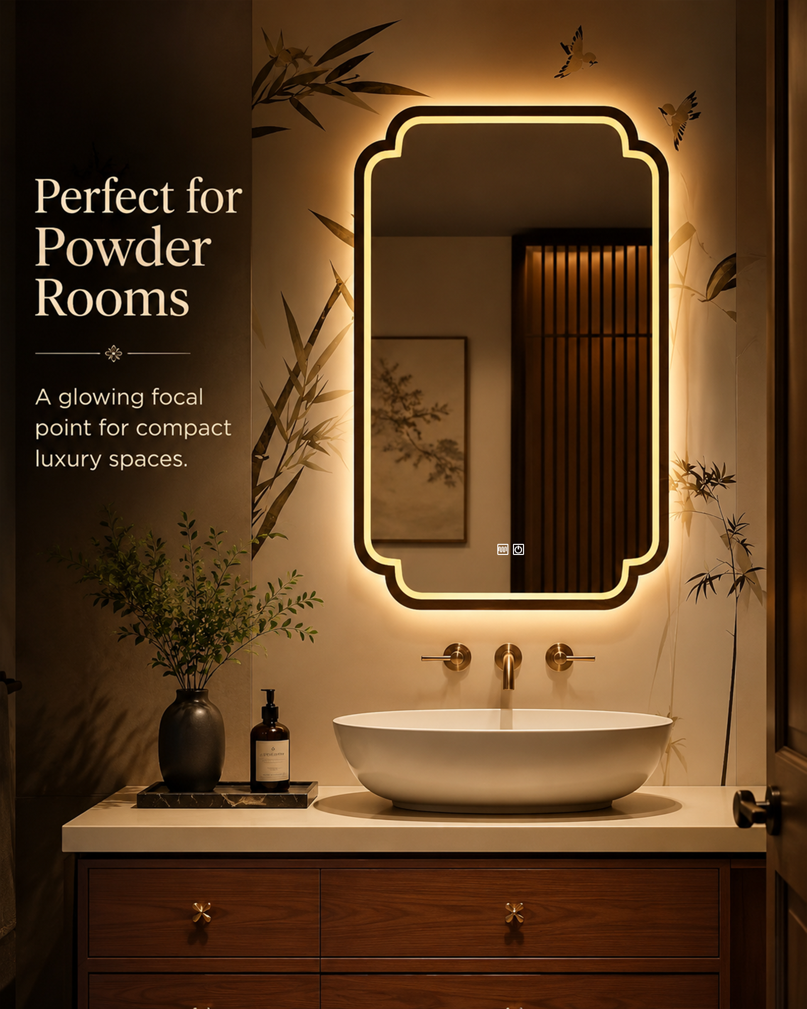 The Scalloped LED Mirror - Image 5
