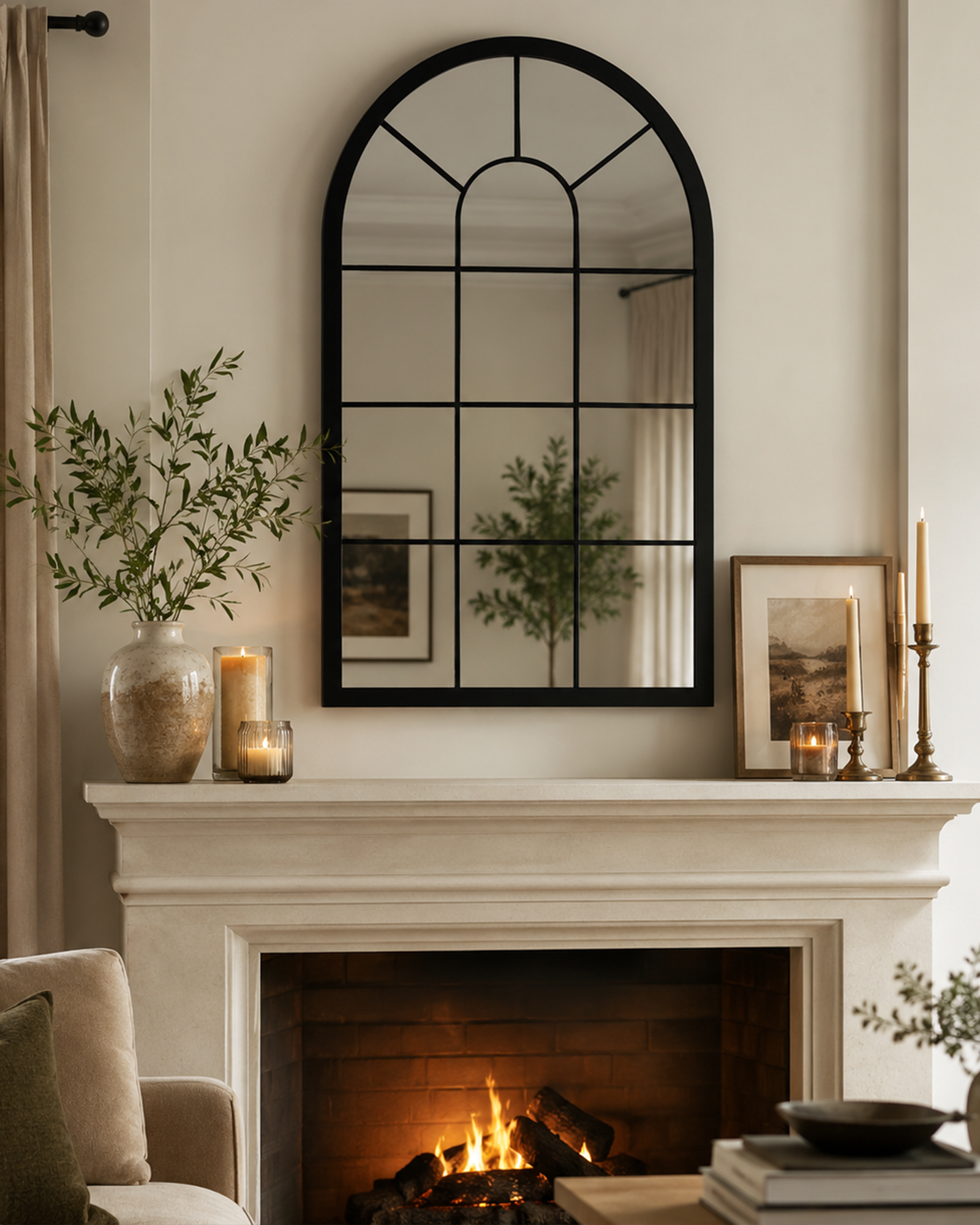 The Windowpane Arch Mirror - Image 4